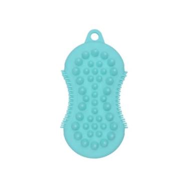 Imagem de Escova de lavar louça de esponja de silicone, esfregão multiuso antiaderente para cozinha e banho