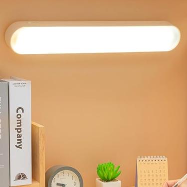 Imagem de Barra de luz magnética, 3 modos de cores, fita de LED para armário, prateleira, quarto, escritório e iluminação doméstica, branca