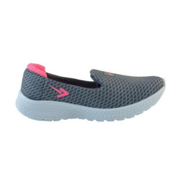 Imagem de Tênis Feminino Running Box 200 Cinza, Grafite, Pink, 34