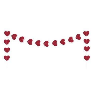 Imagem de Banner de feliz dia dos namorados com glitter, placa vermelha pré-montada para decoração de casa dos namorados