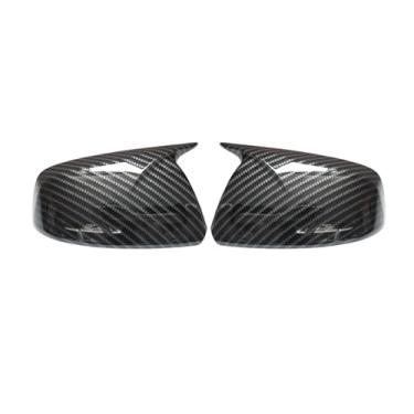 Imagem de Capa de espelho retrovisor de carro de fibra de carbono compatível com Benz AB Classe W169 A160 W245 2008-2012(Carbon Look)