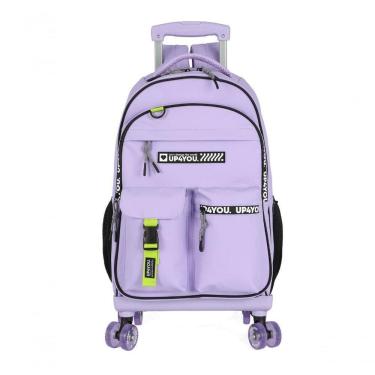 Imagem de Mochila Com Rodas Up4you Roxo - único Roxo
