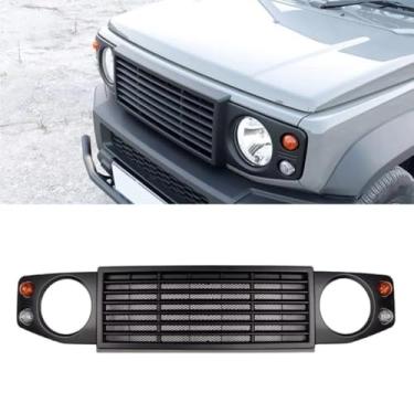 Imagem de Kit de carroceria de grade decorativa para para-choques de carro Grade de para-choque frontal compatível com Jimny JB47 2019-2024 Peça externa
