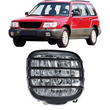 Imagem de WFLNHB Luz de neblina esquerda para Subaru Forester 1998-2002 Lente transparente 84953FC030 84501FC090