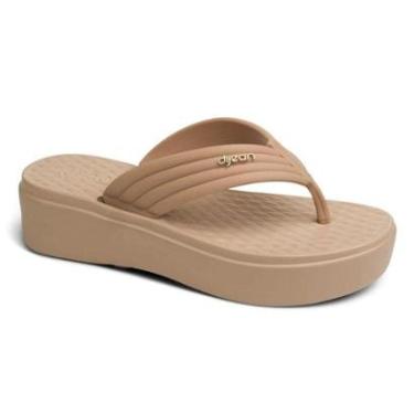 Imagem de Sandalia Chinelo Tamanco Feminino Anabelado Dijean Leve Esporão Dedo-Feminino