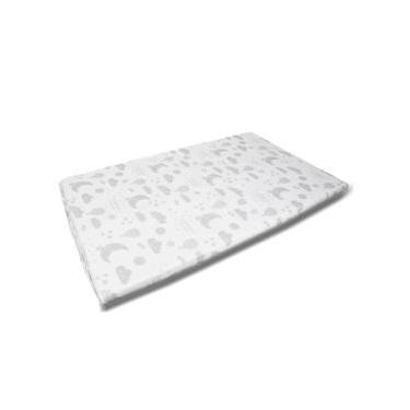 Imagem de Colchonete para Berço TAM 3 (101x66x4) Branco Estampado - Cosco