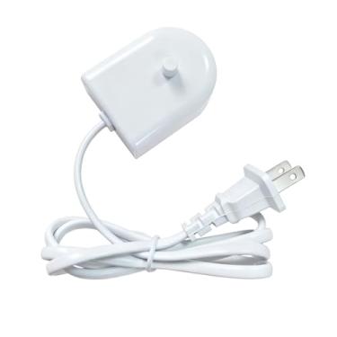 Imagem de Carregador de substituição compatível com escova de dentes elétrica Oral B I0 3 4 5 6 série 3757, branco