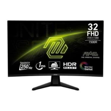 Imagem de Monitor Gamer Curvo MSI 32", FHD, 250Hz, 1ms, VA,- MAG32C6X-Unissex