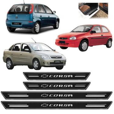 Imagem de Soleira Porta Platinum Corsa Hatch Sedan 1994 A 2012 Preto