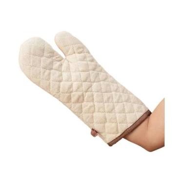 Imagem de Luvas De Algodão Resistentes Ao Calor Para Forno (2 Peças) - Luvas De 