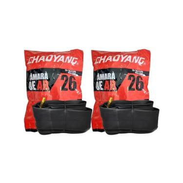 Imagem de Kit 2 Câmaras De Ar Bicicleta Aro 26x1.90/2.125 Schrader - Chaoyang