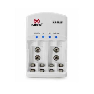 Imagem de Carregador de Pilhas AA, AAA e Bateria 9V Bivolt - CP50