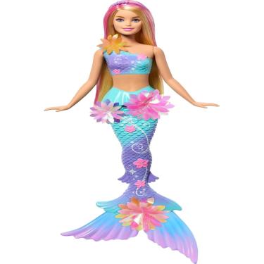 Imagem de Boneca Barbie Fantasy Sereia Flores Mágicas Mattel - JDM72