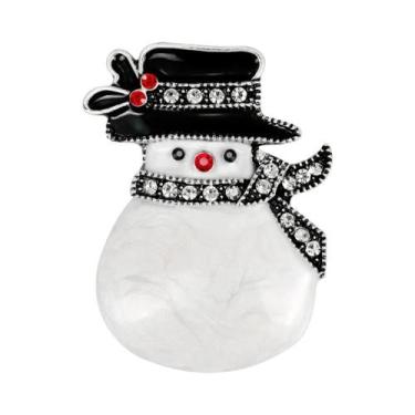 Imagem de Broche Feminino De Natal Com Strass, Design De Pinheiro, Maçã, Sino E 