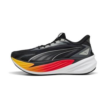Imagem de PUMA Maxima Pro Tênis de corrida masculino - Preto, Puma Preto-puma Vermelho-Amarelo Sizzle-Puma Branco, 42
