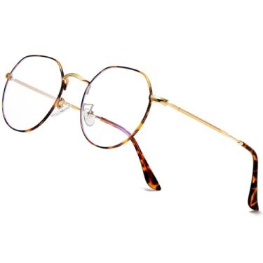 Imagem de SUNGAIT Óculos de sol polarizados leves femininos com design exclusivo retrô para homens, óculos de sol clássicos, vintage, proteção UV, Armação com estampa de leopardo/lente bloqueadora de luz azul