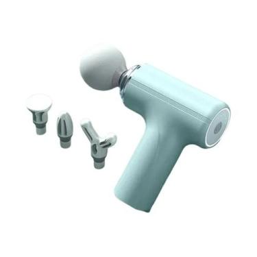 Imagem de Pistola De Massagem Elétrica Portátil Com IA E 4 Cabeçotes Substituíve