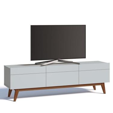 Imagem de Rack Classic 180cm 3 Gavetas Branco Acetinado Imcal