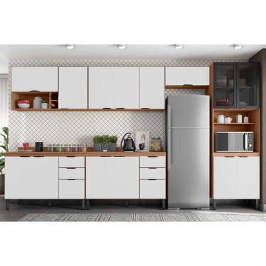 Imagem de Cozinha Modulada Demóbile 6 Peças Firenze C6P129 Amendola/Nude Prime TX