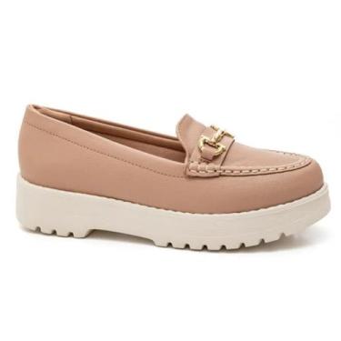 Imagem de Sapato Modare Mocassim Ortopedico Ultraconforto Original, Bege, 37