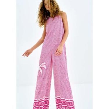 Imagem de Macacão Longo Reto Estampado-Feminino