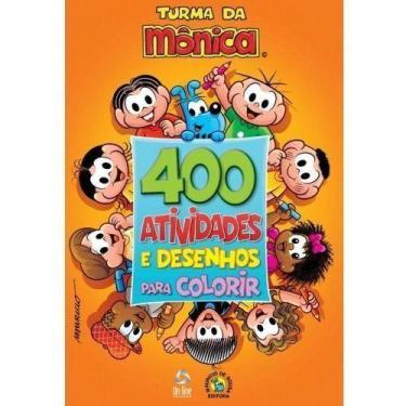Imagem de Livro - Turma Da Mônica Livro 400 Atividades e Desenhos para Colorir -