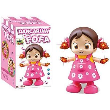 Imagem de Brinquedo Criança Boneca Musical Dançante Com Luzes Som Fofa Menina - 