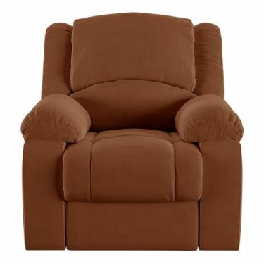Imagem de Poltrona do Papai Reclinável Sala de Cinema Barcelona Manual Veludo Te