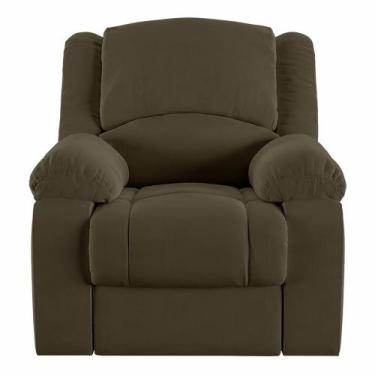 Imagem de Poltrona do Papai Reclinável Sala de Cinema Barcelona Manual Veludo Ve
