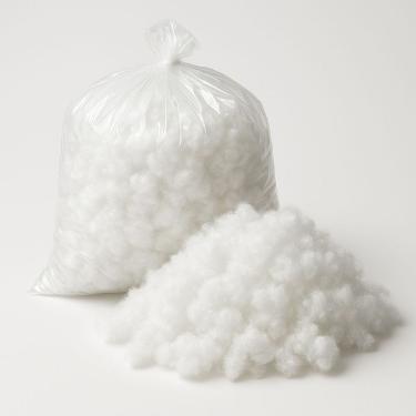 Imagem de Fibra Siliconada Oca Cabelinho De Anjo – 1kg E 5kg Importada E Nacional Enchimento Origem:nacional;5kg