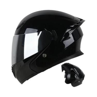 Imagem de Capacete De Moto Unissex Uchoose DOT Modular Com Visor Duplo Protetor 
