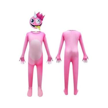 Imagem de Fantasia De Monstro Azul Para Crianças, Cosplay De Halloween, Macacão 