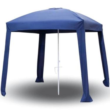 Imagem de Guarda Sol Gazebo Cabana Grande 2,2Mt Portátil Praia Camping - Kala, C