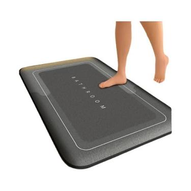 Imagem de Tapete De Banho De Flanela Antiderrapante E Absorvente, Espesso, Para 