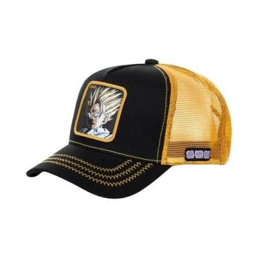 Imagem de Boné De Malha Hip-Hop Ajustável Com Bordado De Dragon Ball Son Goku Pa