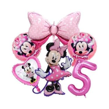 Imagem de Conjunto De Balões Mickey E Minnie Para Menina E Menino, Decoração De 
