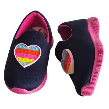 Imagem de Tênis Infantil Sem Cadarço - Calce Fácil - PopIt - Estilo e Conforto -