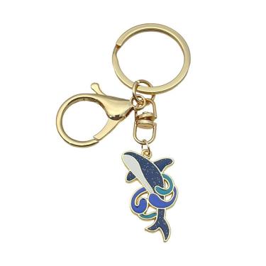 Imagem de Chaveiro Creative Whale Blue Glitter, acessório com pingente