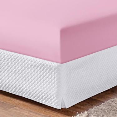 Imagem de Kit 4 Lençol Liso com Elástico Soft Queen 100% Poliéster 180 Fios Maci