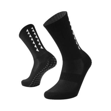 Imagem de Meias Masculinas Antiderrapantes Para Futebol Com Almofadas Para Futeb