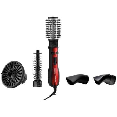 Imagem de Escova Rotativa Mondial Ceramic Íon Turbo 1200W ER09 220V, Preto e Ver