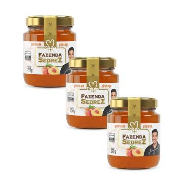 Imagem de Combo Geleia de Pêssego 270g Fazenda Sedrez - 3 unid
