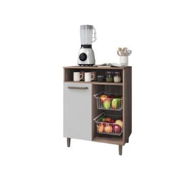 Imagem de Balcão Multiuso Fruteira Com Espaço Para Forno Com Porta Fp - PARANÁ, 