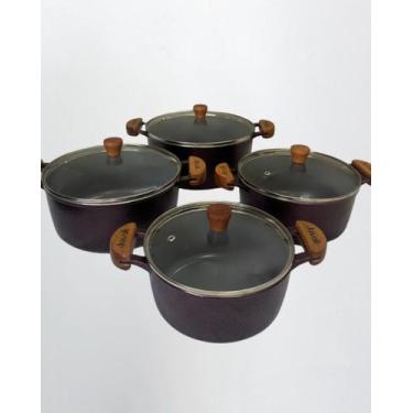 Imagem de Jogo de panelas Injecta cerâmica Javali 4 peças, Cereja