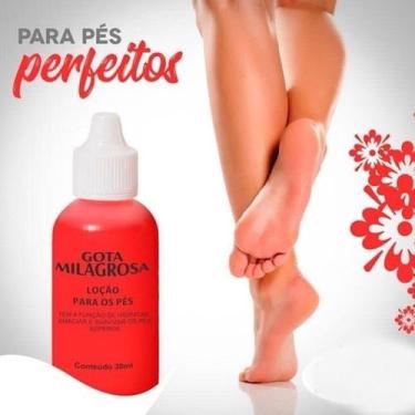 Imagem de Combate Rachaduras Nos Pés e Calcanhares Com Gota Milagrosa 30ml Loção