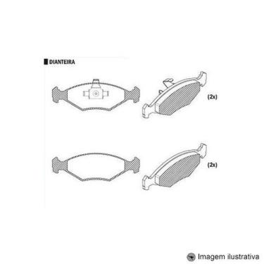 Imagem de Pastilha de Freio Gol / Parati G4 1.0 / 1.6 / 1.8 Julho 2009 / ... / S