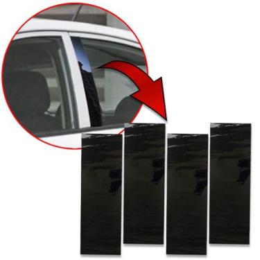 Imagem de Adesivo Black Piano Colunas Portas HB20 - Oracal