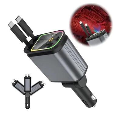 Imagem de Carregador Carro Veicular Automotivo USB Turbo Caminhao Caminhonete Pa