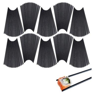 Imagem de Kit 100 Pares Hashi P/ Comida Oriental Japonesa Reutilizável - Riodeou