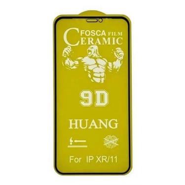 Imagem de Película De Cerâmica 9D Fosca Cobre Toda Tela Para iPhone 11 / XR - HU